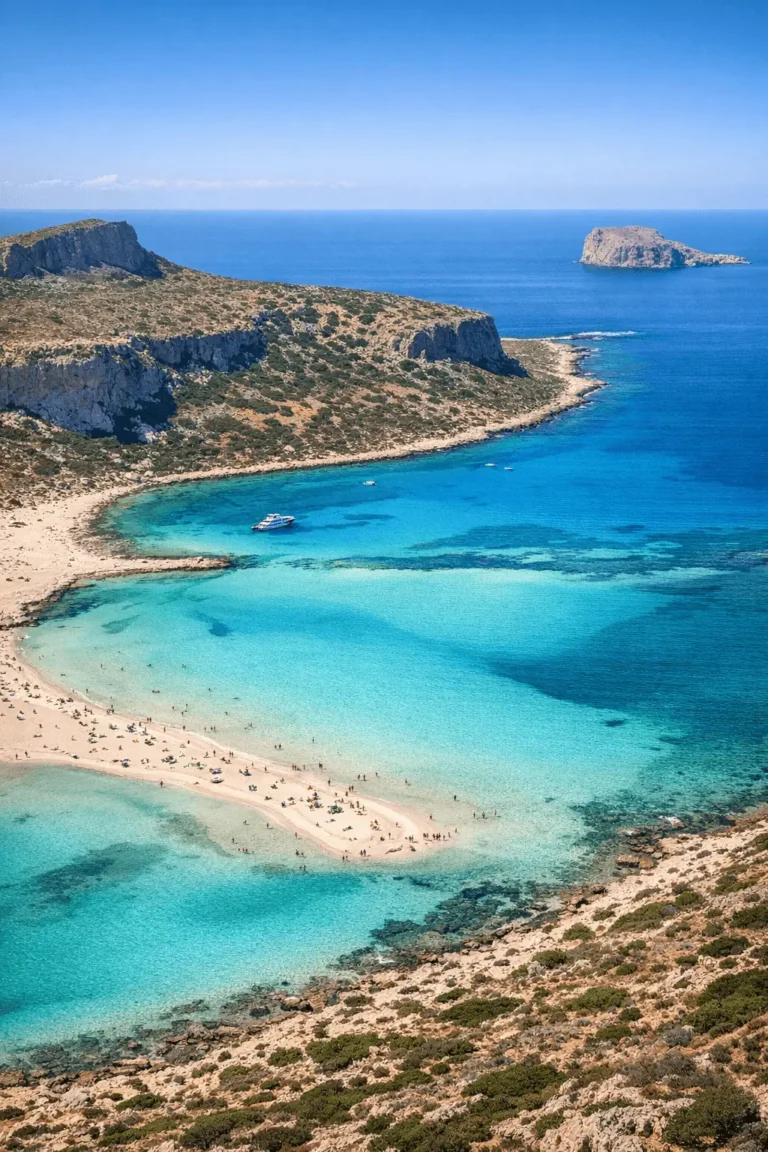 romantic proposal at balos lagoon crete